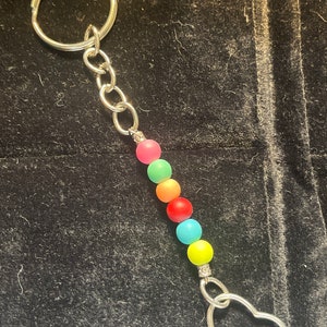 Color of love keychain