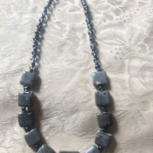 Black and gray tile set