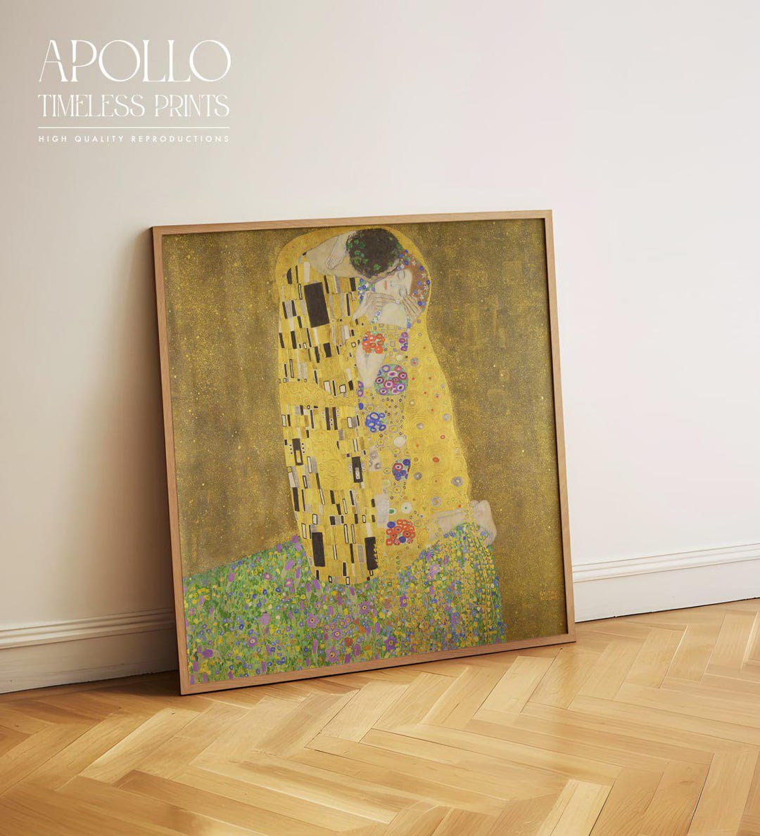 The Kiss by Gustav Klimt Poster, Iconic Art Nouveau Masterpiece Print ...