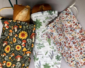 Extra Large Reusable Beeswax Bread Bags: Fan Favorites