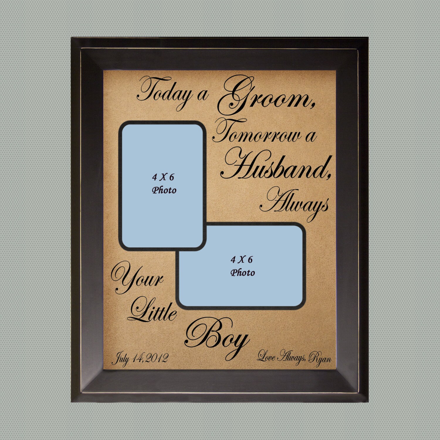 Today A Groom / Personalized Picture Frame / Wedding Gift for Etsy