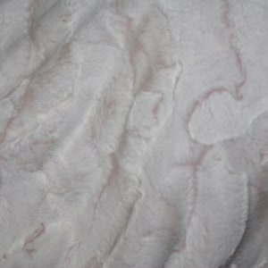 Luxe Cuddle Frosted Hide in Rosewater Pink MINKY Fabric From Shannon Fabrics - by the yard