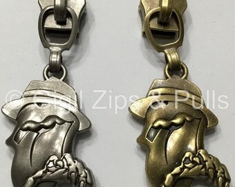 Roll Stone - zipper pulls - sets of 5 or 10 - size 5