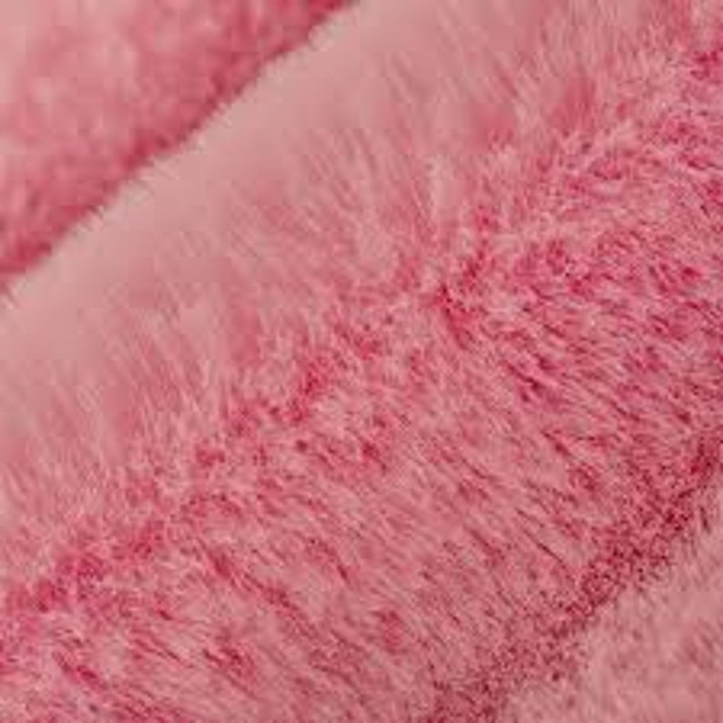 Hot Pink Seal Minky Shannon Fabrics Minky Fur By the Etsy