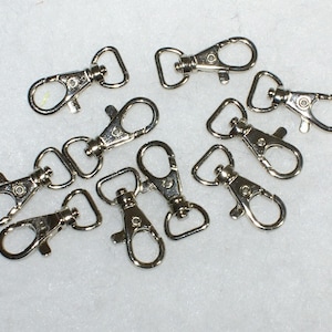 Metal Snap Hooks - 1/2 inch base - New