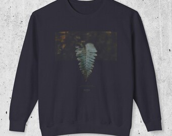 Dark Fern Sweatshirt: Naturinspirierte Komfortfarben Rundhalsausschnitt