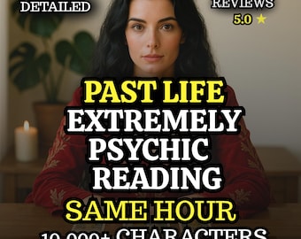 Past Life Psychic Reading | Same Hour Reading | Karmic Lessons, Soul Memory, Past Life Connection & Clairvoyant Insight