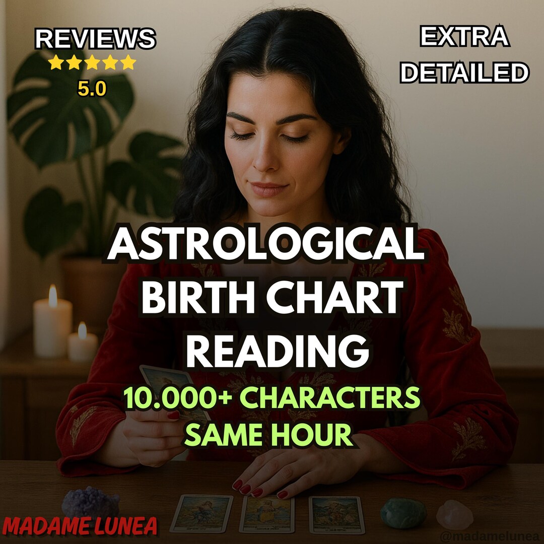 Astrological Birth Chart Reading | Full Natal Chart & Psychic Insights ...