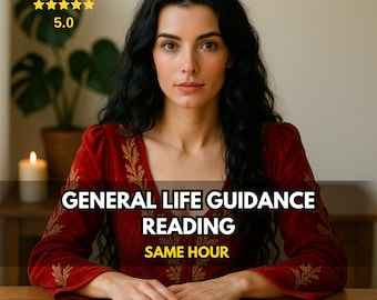 Psychic Tarot Reading | General Life Guidance | Love Career Spiritual Insight | Same Hour Delivery | Accurate Intuitive Reading