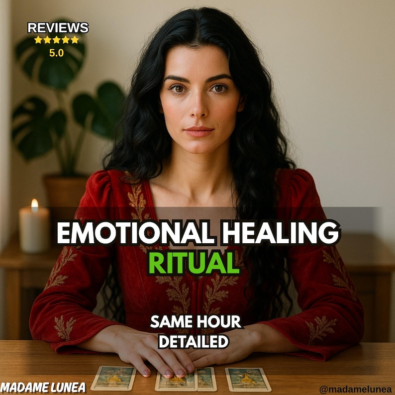 Emotional Healing Ritual | Heart Healing & Inner Peace | Release Emotional Pain | Gentle Energy Renewal image 1