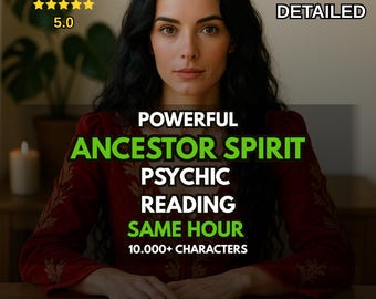 Same Hour Ancestor Spirit Lesung | Mittlere Lesung für Botschaften an Vorfahren, frühere Lieben, Einsicht in den spirituellen Führer, Intuitives Channeln