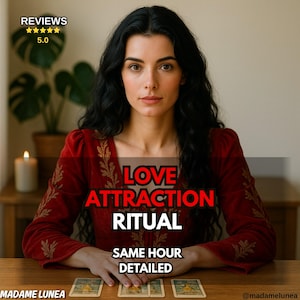 Liebe Anziehung Zauber | Personalisiertes Ritual, um wahre Liebe, Same Hour Manifestation Energiearbeit anzuziehen