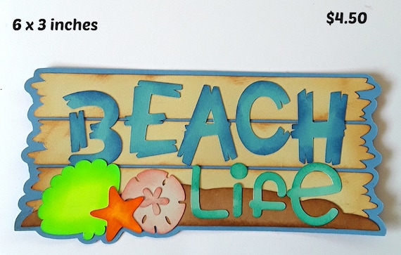 Beach Life Scrapbook Album