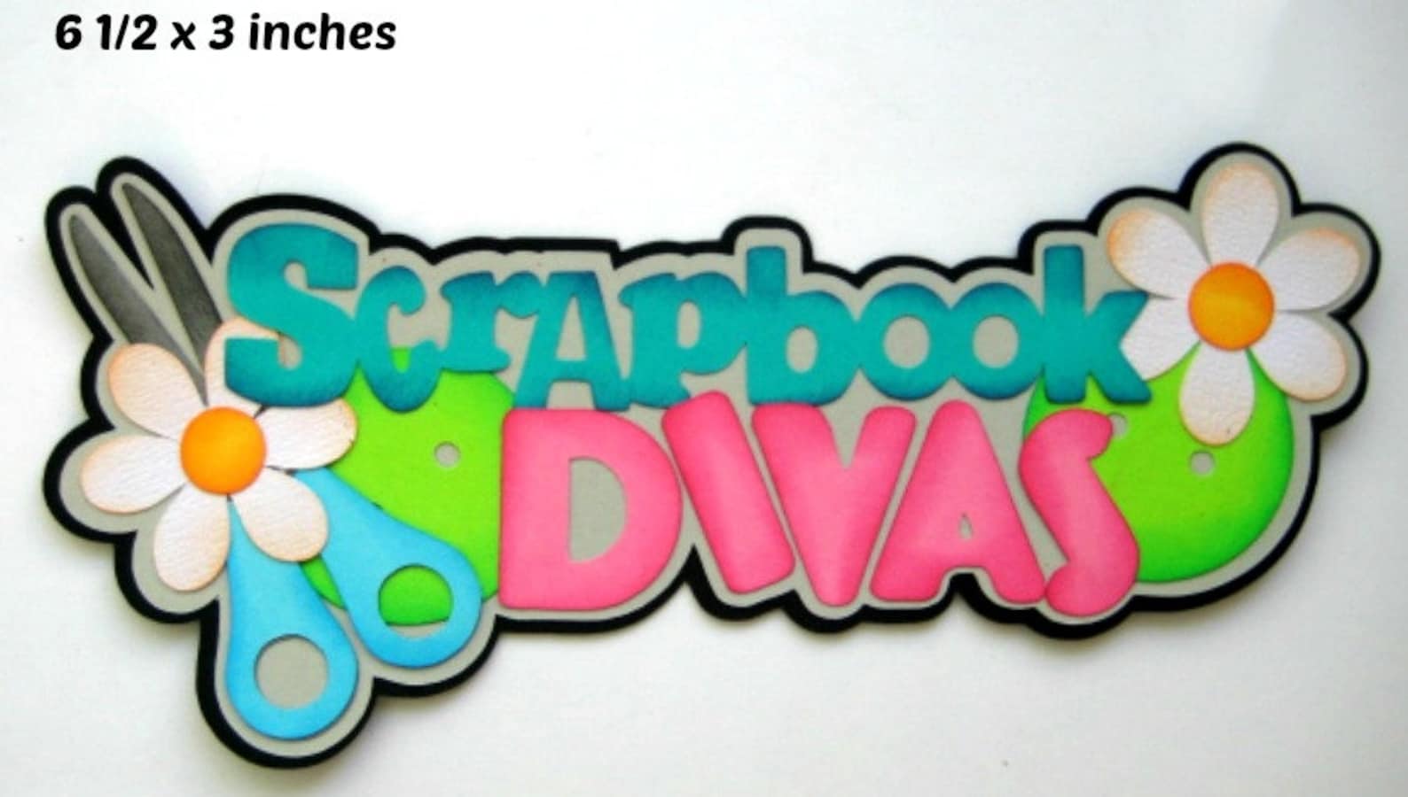 SCRAPBOOKING DIVA TITLE Hobbies Crafts Paper Piecing for Etsy