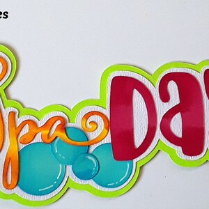 SPA DAY titre beauty girl paper piecing 3D die cut for premade scrapbook pages,album,cards by Rhonda
