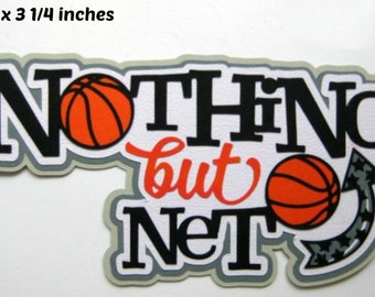 Nada más que net basketball title boy girl cars premade scrapbook page paper piecing Rhonda