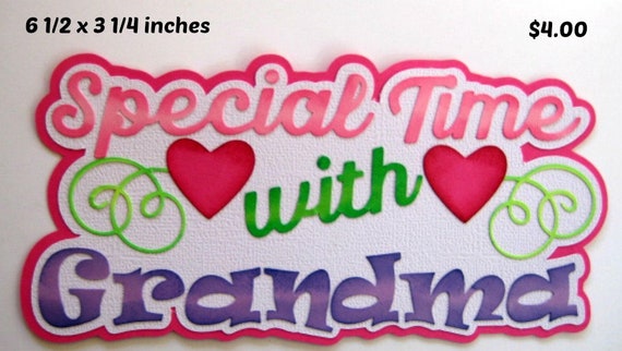 CUTENESS FAMILY GIRL title paper piecing Premade Scrapbook Pages album by Rhonda