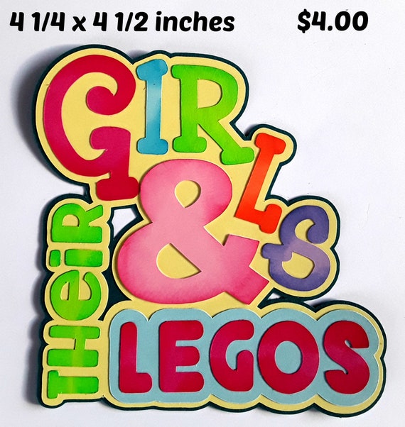 FASHIONISTA GIRL title everyday girl paper piecing 3D die cut for premade scrapbook pages,album,cards by Rhonda