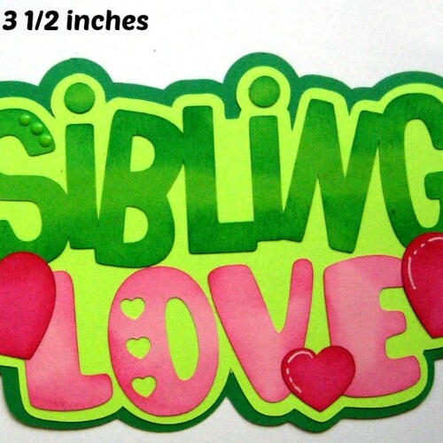 Family Memories Blue Title Paper Piecing for Premade Scrapbook Etsy