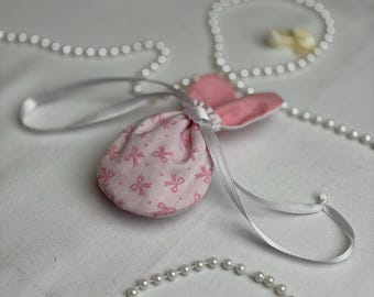 Bunny Drawstring Pouch – Cute Easter Gift Bag