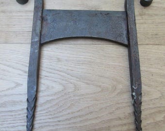 Hand Forged Wrought Iron Boot Scraper, Vintage Style