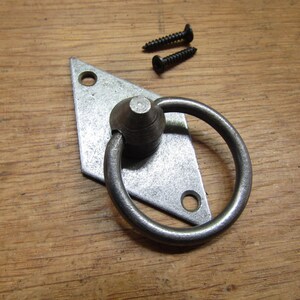 Rustic RING PULL handle Vintage Ring drop handle rustic old retro style furniture Cupboard Drawer door cabinet pull