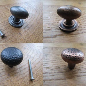 Rustic iron Cabinet knobs cupboard door drawer Wardrobe Victorian furniture pull handle Black antique/Antique copper/iron/brass