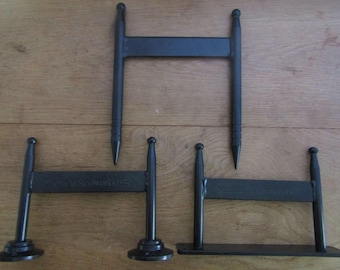 BLACK Boot scraper old style rustic SHEFFIELD STEELWORKS 1930 Garden Mud Boots boot Wellies Shoes shoe Footwear Scraper