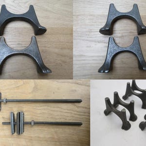 Rustika radiatorfötter i järn Traditionella vintagefötter Stödradiatorer Stödmur för radiator Stag Vintageankare Fästkonsol