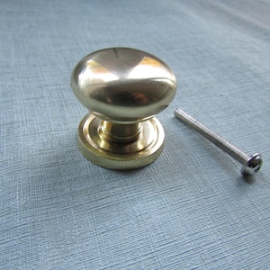 Tiradores para armarios de cocina, pomos vintage de latón macizo para cajones de armarios, pomos vintage retro para muebles, tiradores de latón pulido.