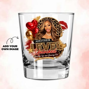Cheetah Print Birthday PNG Template: Wild Party Design Red Cheetah Birthday Sticker, Styrofoam Cup Sticker, Shot Glass, All Zodiac Signs