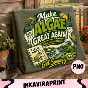 Uczyń algi wspaniałymi ponownie PNG: Humor graficzny bagien i przyrody PNG Ochrona środowiska PNG Mokradła Dzikie zwierzęta Grafika (pobieranie cyfrowe)