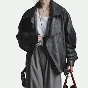 【希少レア】Y2K 90s 本革 レザー ボンバー ジャケット 黒 ブラック Y2k leather jacket - Etsy 日本