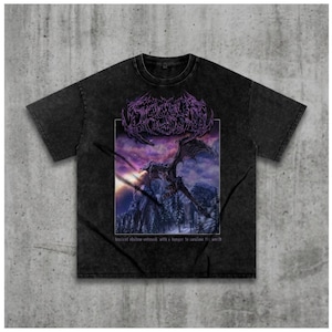 Maglietta ispirata ad Alduin di Skyrim, regalo unisex per fan del videogioco Elder Scrolls Metal, abbigliamento streetwear vintage da gamer