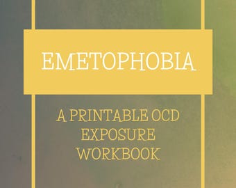 Emetophobia Workbook | Printable ERP Game for Exposure Therapy | OCD Treatment Tool | Digital Mental Health Resource
