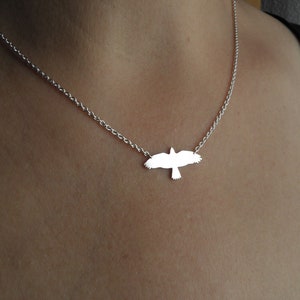 Raven sterling silver necklace