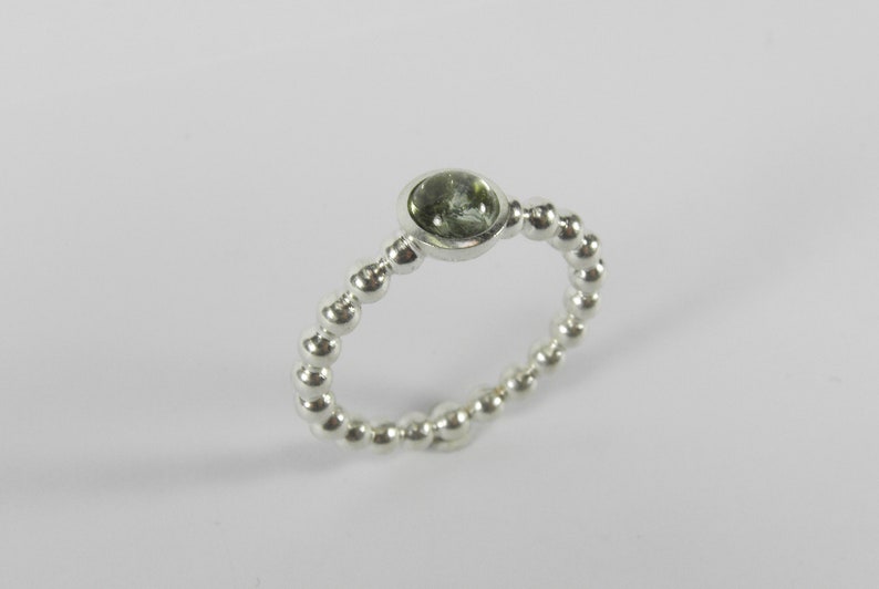 tourmaline sterling silver sphere ring image 5