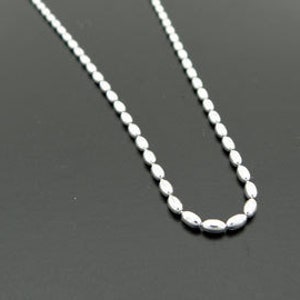 necklace silver 925, silver chain, oliv link chain in silver