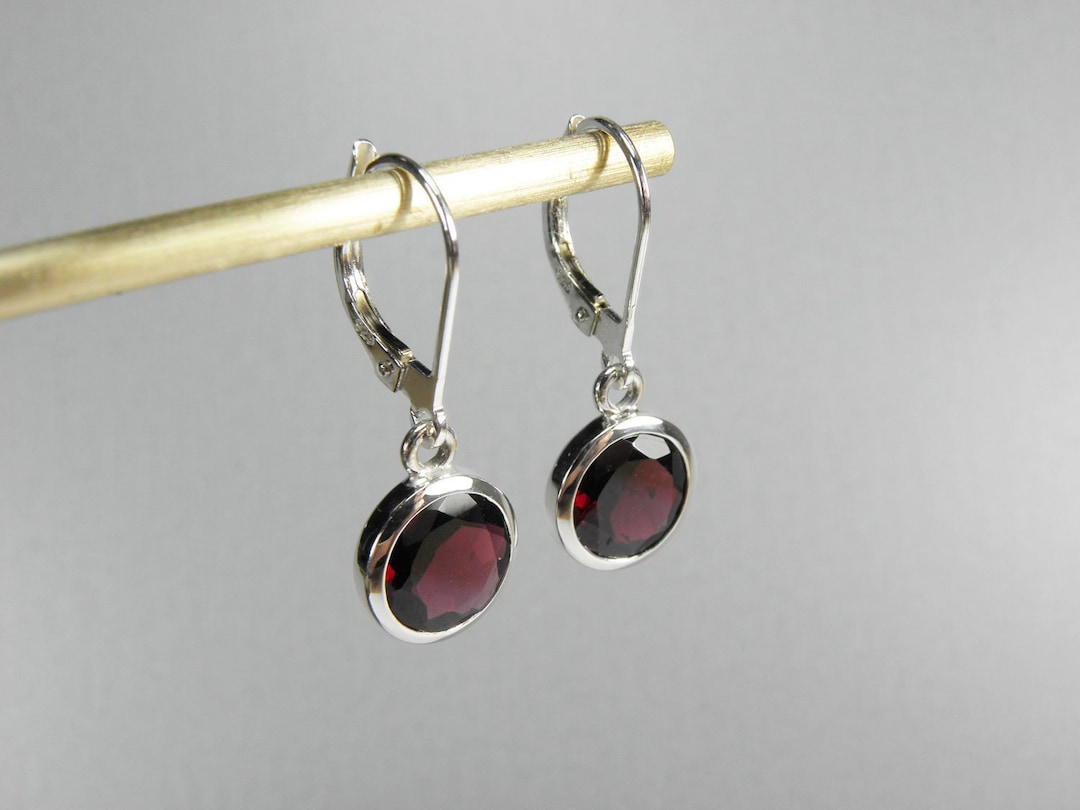Orecchini con Cuori Rossi in Vetro di Murano e Argento 925 - Linea