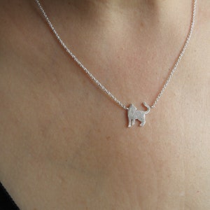 Cat sterling silver necklace image 5