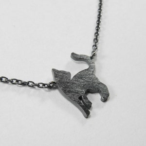 Cat sterling silver necklace image 7