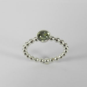 Turmalin Kugel Silber Ring Bild 6