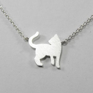 Cat sterling silver necklace image 4