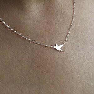 Hummingbird sterling silver necklace image 6