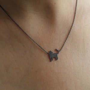 Cat sterling silver necklace image 8