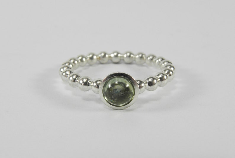 tourmaline sterling silver sphere ring image 9