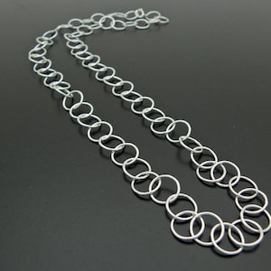 necklace silver 925, silver chain, handmade chain in silver