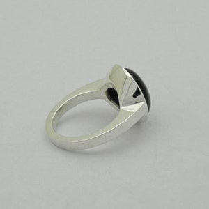 onyx silver ring image 4