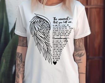 Memorial Day Shirt for Her, Loving Memory T Shirt, RIP Remembrance Gift, Remember and Honor Tshirt
