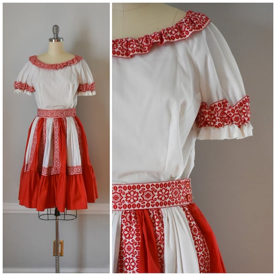 Vintage Patio Skirt and Blouses